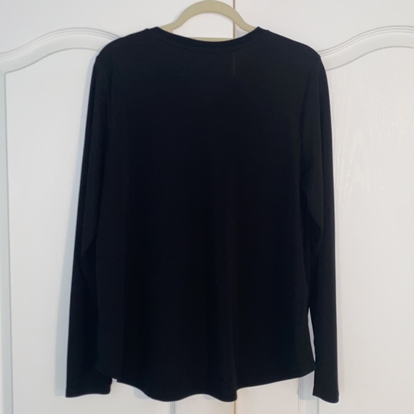 NWOT, Ralph Lauren, XL, lace-up, black, long-sleeved shirt. - Picture 7 of 7